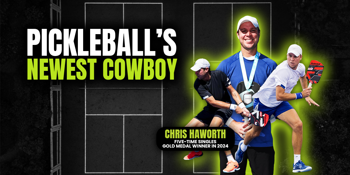 Once a Tennis Prodigy, Pickleball Newcomer Chris Haworth Now Singularly Focused