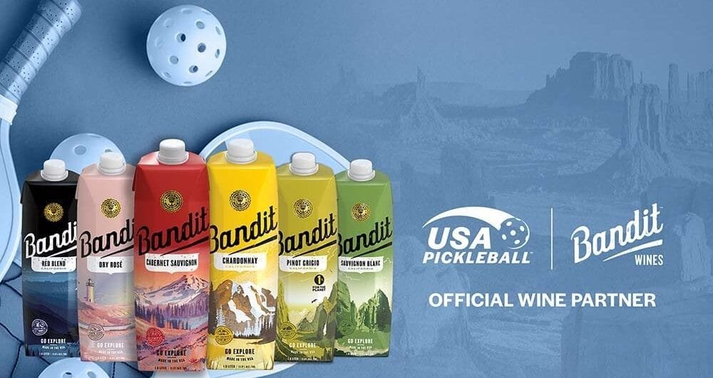 USA Pickleball Announces Bandit Wines as Official Wine Partner