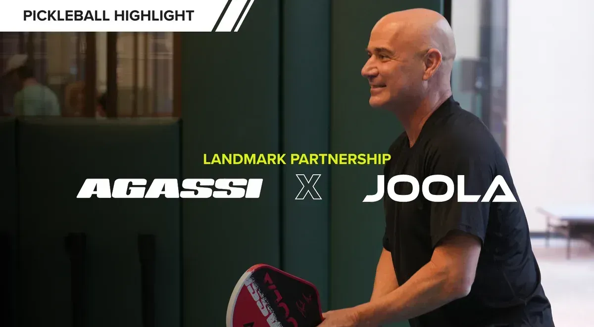 JOOLA Locks Up Andre Agassi, Announces “Groundbreaking Line of Equipment” Coming